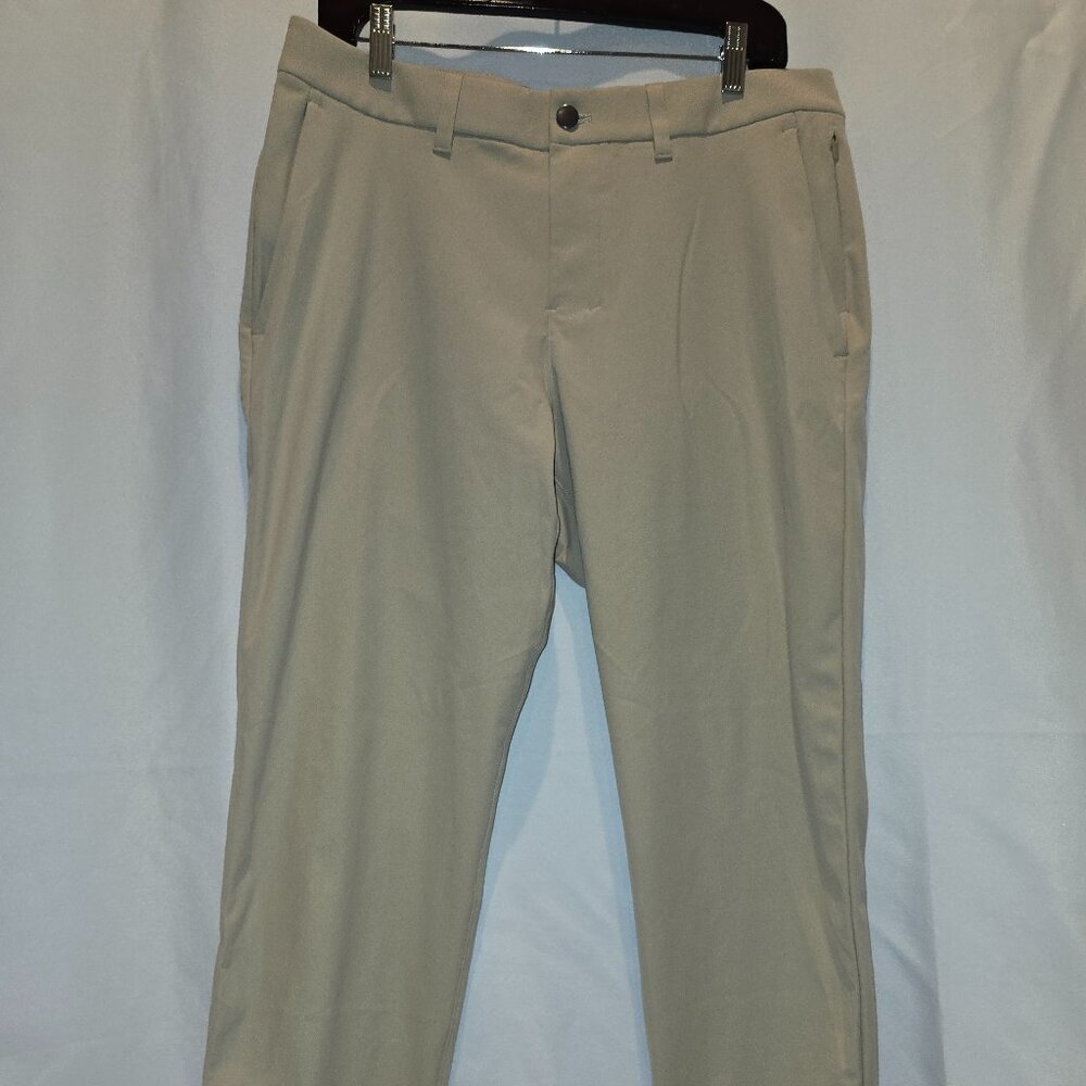 lululemon Men's ABC Trouser Pant Slim Fit LM5AQYS, Size 33, gently used, khaki